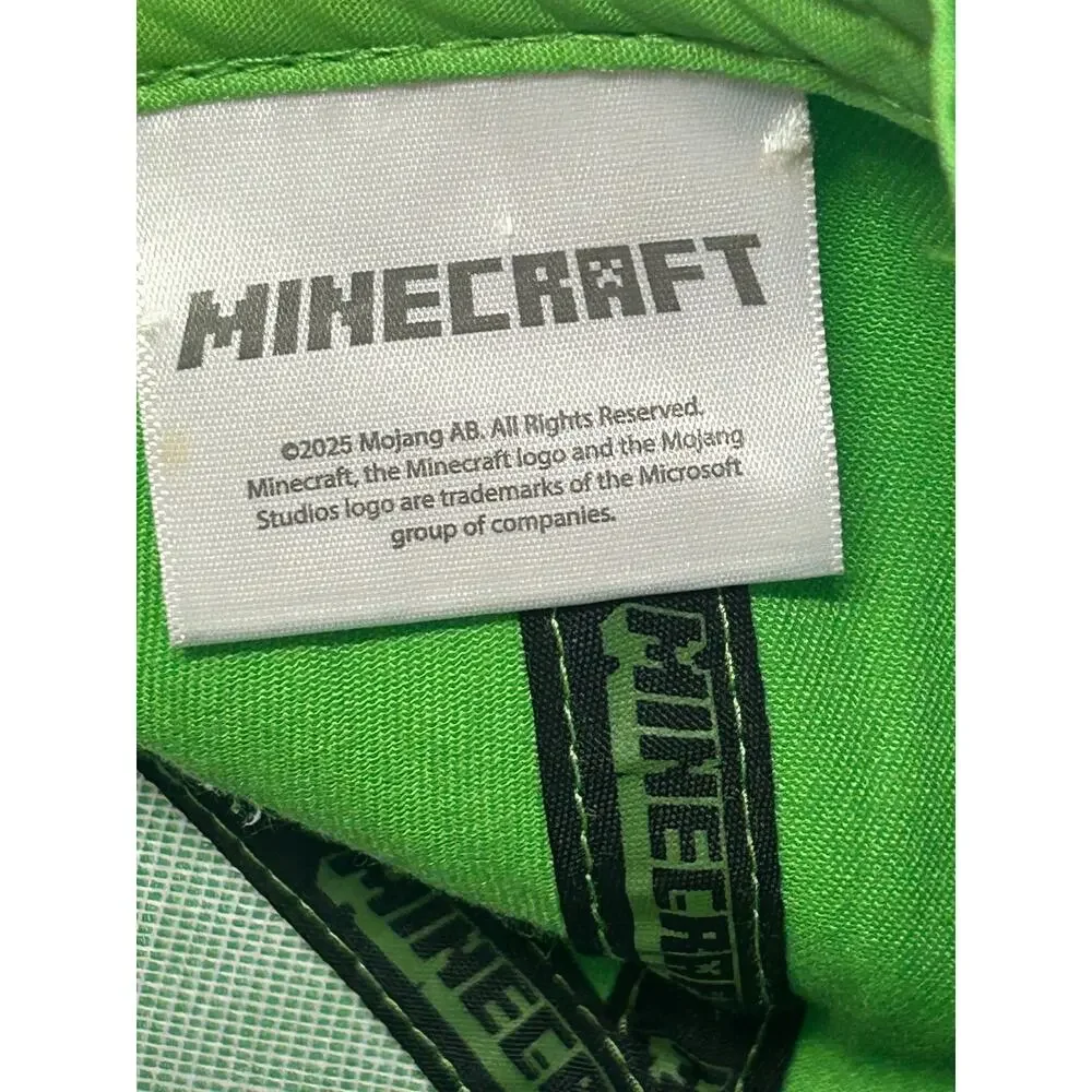 NWOT Minecraft Creeper baseball cap adjustable strap